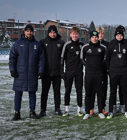 Alan Czerwiński i Tomasz Jodłowiec na treningu CLJ [GALERIA]